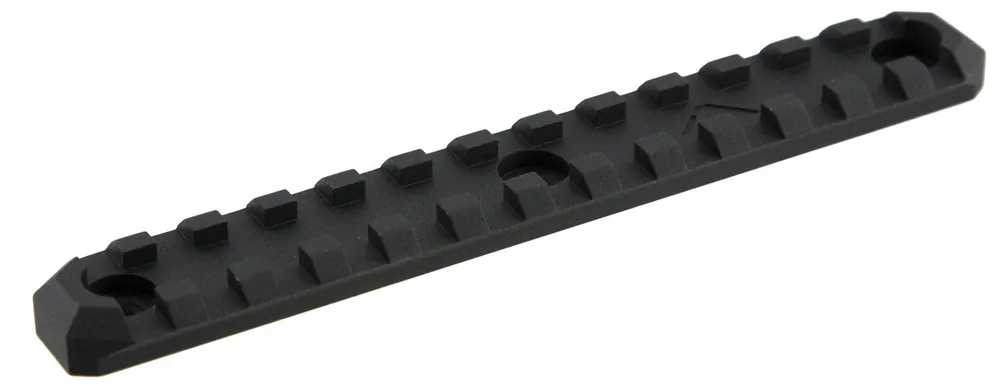 Aim Sports Rail Section M-LOK Rifle Picatinny Rail 6" 15 Slot Black Anodized 6061-T6 Aluminum