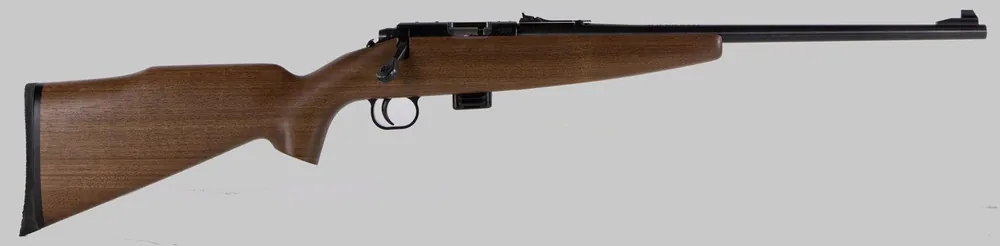 Crickett 22 LR 7+1, 16.25" Barrel, Blued Metal, Walnut RH Stock