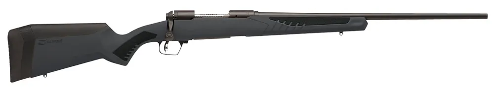Savage 7mm-08 Rem 4+1, 22" Barrel, Black Metal, Gray AccuStock RH Stock