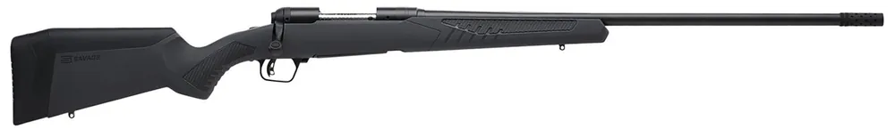 Savage 300 WSM 2+1, 26" Barrel, Black Metal, Gray Fixed AccuStock RH Stock