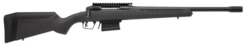 Savage 450 Bushmaster 4+1, 18" Barrel, Black Metal, Black RH AccuStock