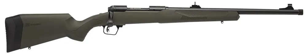 Savage 110 Hog Hunter 308 Win 4rd 20" Barrel, Black Metal, OD Green Synthetic RH Stock