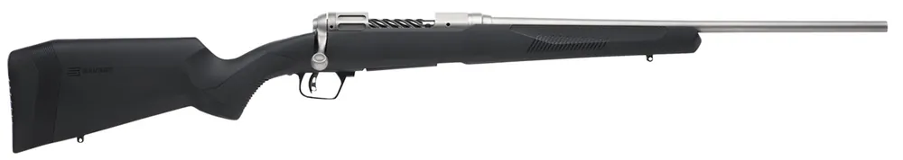 Savage 308 Win 4+1, 20" Barrel, Stainless, Black Synthetic RH Stock