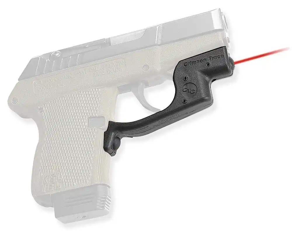 Crimson Trace Laserguard 5mW Red Laser with 633nM Wavelength & Black Finish for Kel-Tec P3AT, P3AT II & P32, P32 II