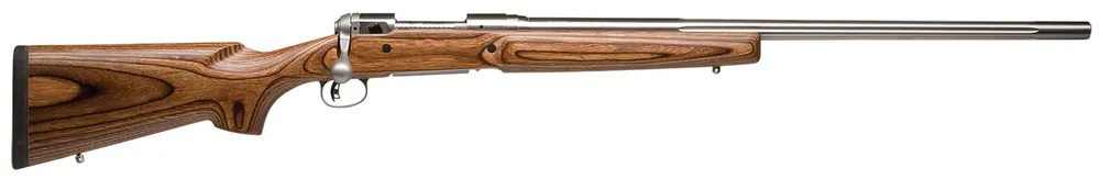 Savage 22-250 Rem 4+1, 26" 1 12", Stainless, Brown Stock Right Hand, Box Magazine