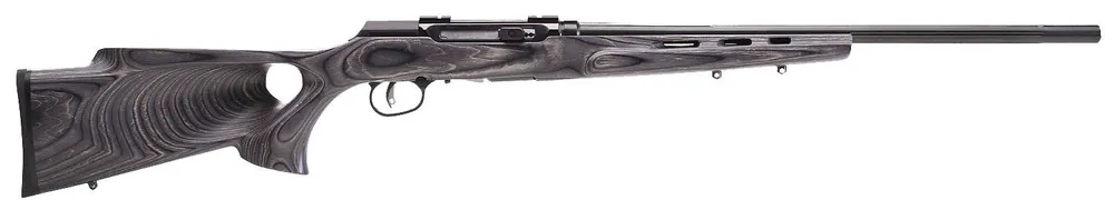 Savage A Series Target 22 LR Rifle 22" Gray Thumbhole Laminate 47215