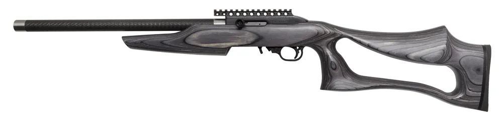 Magnum Research 22 LR 10+1, 17", Black Metal, Thumbhole Pepper Laminate Stock