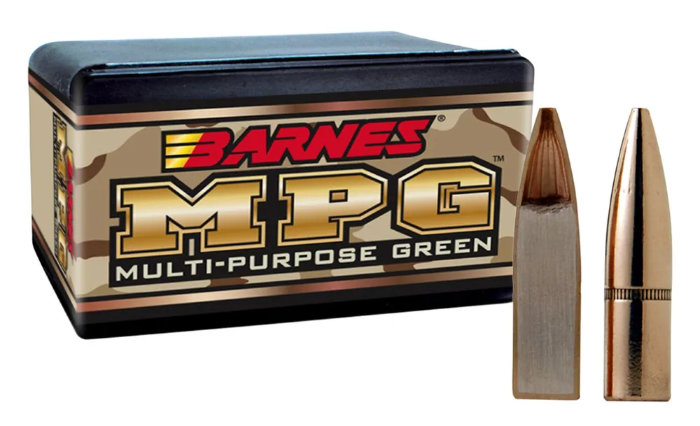 Barnes Bullets Rifle MPG 223 Rem .224 55 gr Multi-Purpose Green 100 Per Box