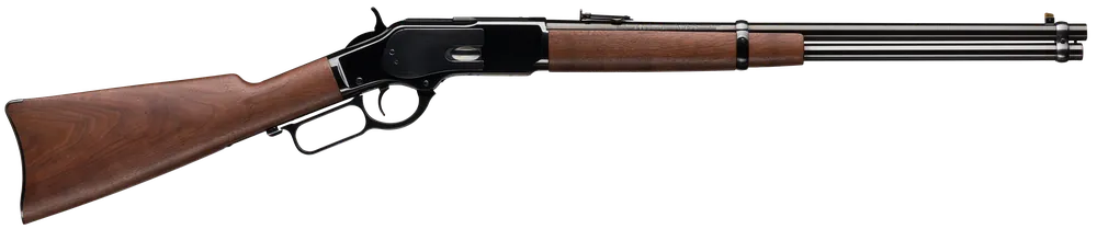 Winchester 44-40 Win 10+1, 20", Blued Metal, Walnut Fixed Straight Grip Stock