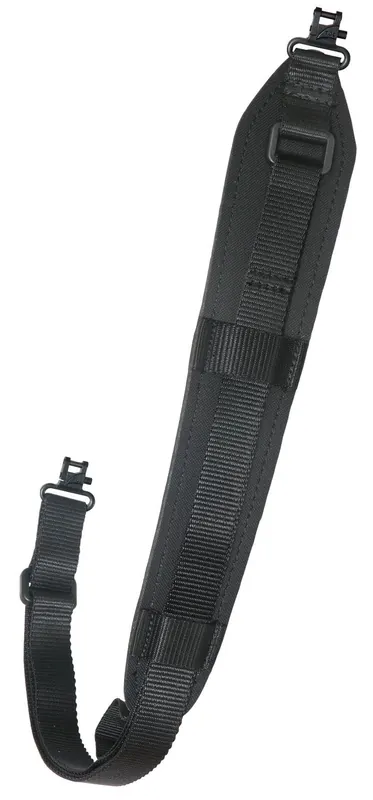 Outdoor Connection Original Super-Sling 1" W Padded Black Nylon Webbing with with Talon QD Swivels for Rifle/Shotgun