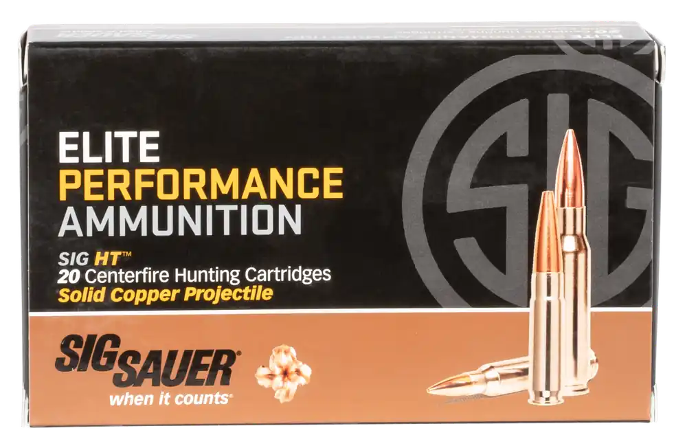 Sig Sauer Elite Copper Hunting 300 Win Mag 165 gr Jacketed Hollow Point (JHP) 20 Bx
