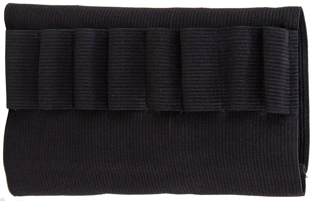 Bulldog Buttstock Ammo Holder 8 Rounds Black Cordura
