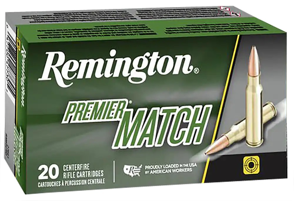Remington Ammunition Premier Match 6.8 SPC 115 gr Sierra MatchKing Hollow Point Boat-Tail 20 Bx