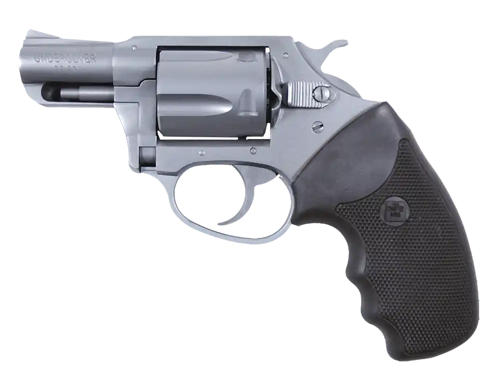 Charter Arms 73824 Undercover 38 Special 5rd 2" Overall Stainless Steel with Black Rubber Grip Includes Crimson Trace Laser