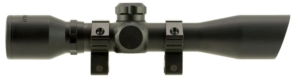 TruGlo Compact Matte Black 4x 32mm 1" Tube Diamond Reticle
