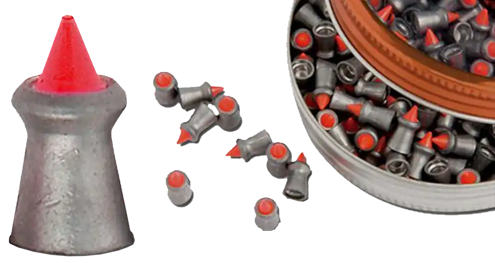 Gamo 6322701-C54 Red Fire .177 Pellet Lead Jacketed Polymer Tip 150 Per Tin