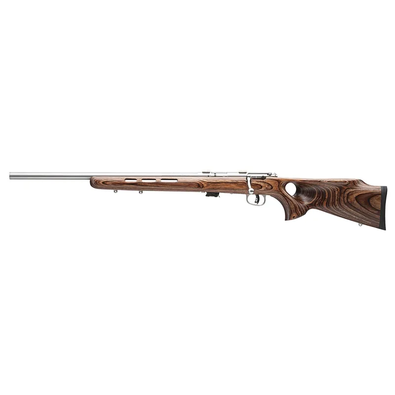 Savage Mark II BTV 22 LR Rifle 21" 5+1 Stainless Brown