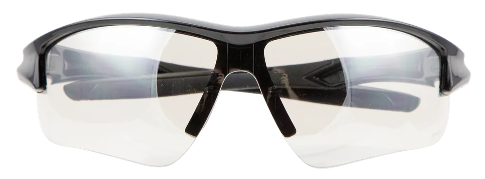 Howard Leight R02216 Uvex Acadia 99.9% UV Rated Scratch Resistant SCT Reflect-50 Mirror Lens with Black Frame & Molded Nose Piece for Adults