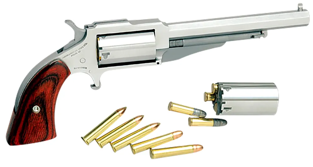North American Arms 1860 The Earl CA Compliant 22 LR Revolver, 4" 5+1 Stainless