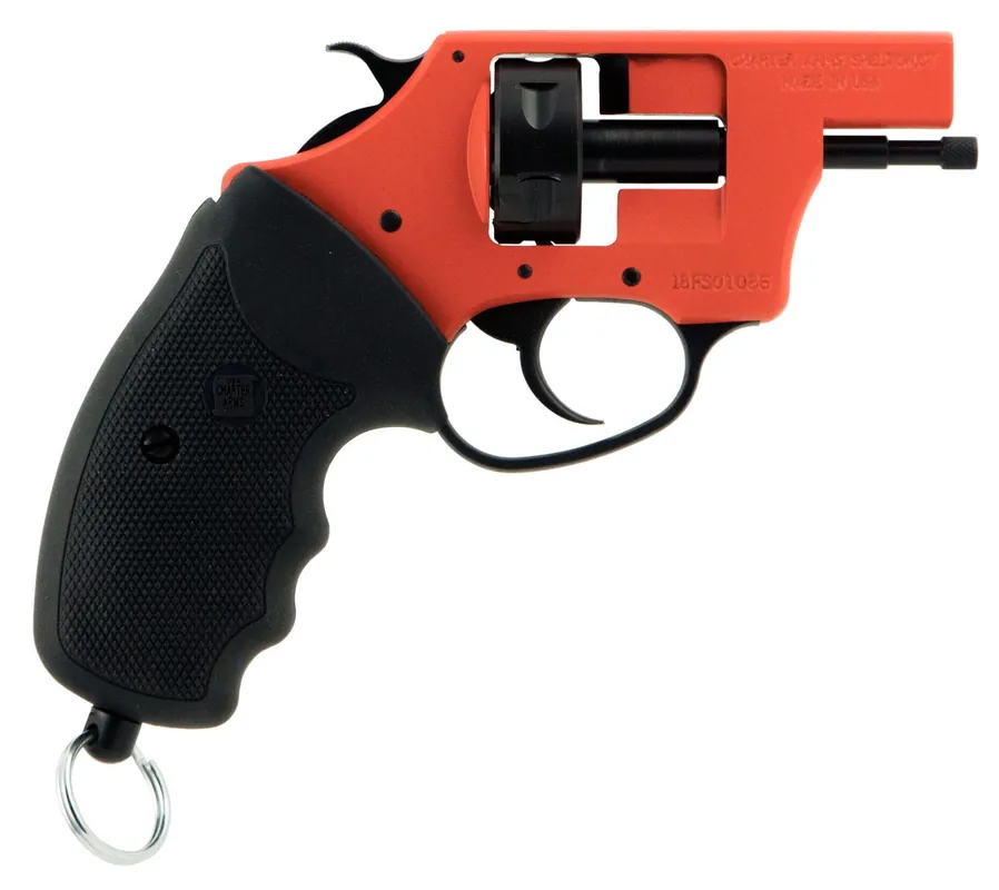 Charter Arms Pro 22 Starter Pistol .22 Blank 6Rd Alum/Steel Rubber Grips Black/Orange 82290