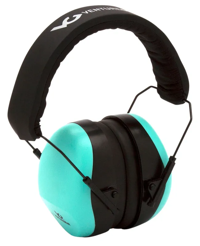 Pyramex Venture Gear V80 Muff 26 dB Over the Head Teal Ear Cups for Adults