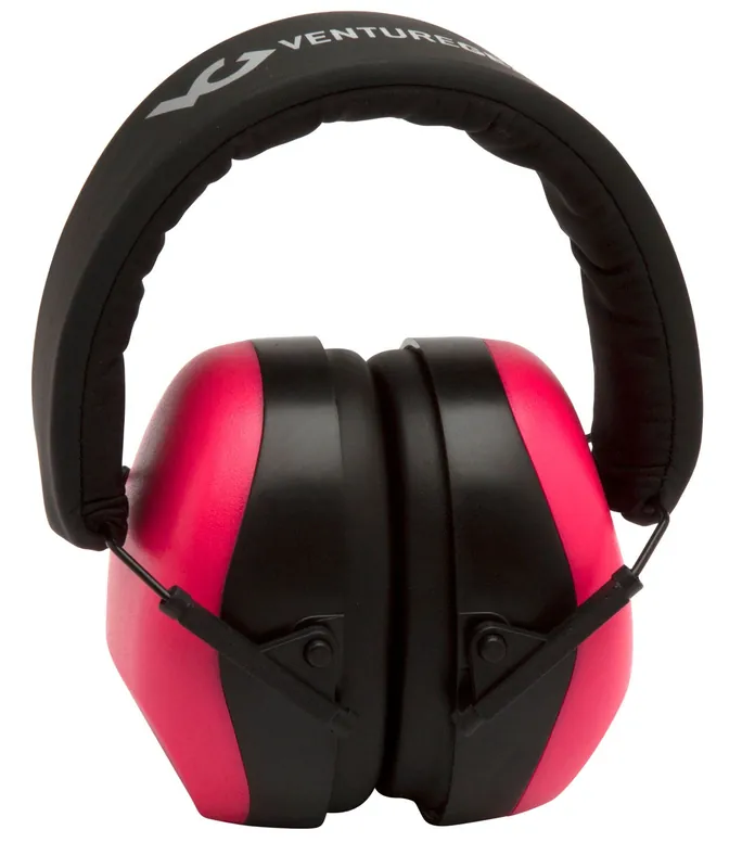 Pyramex Venture Gear V80 Muff 26 dB Over the Head Pink Ear Cups for Adults