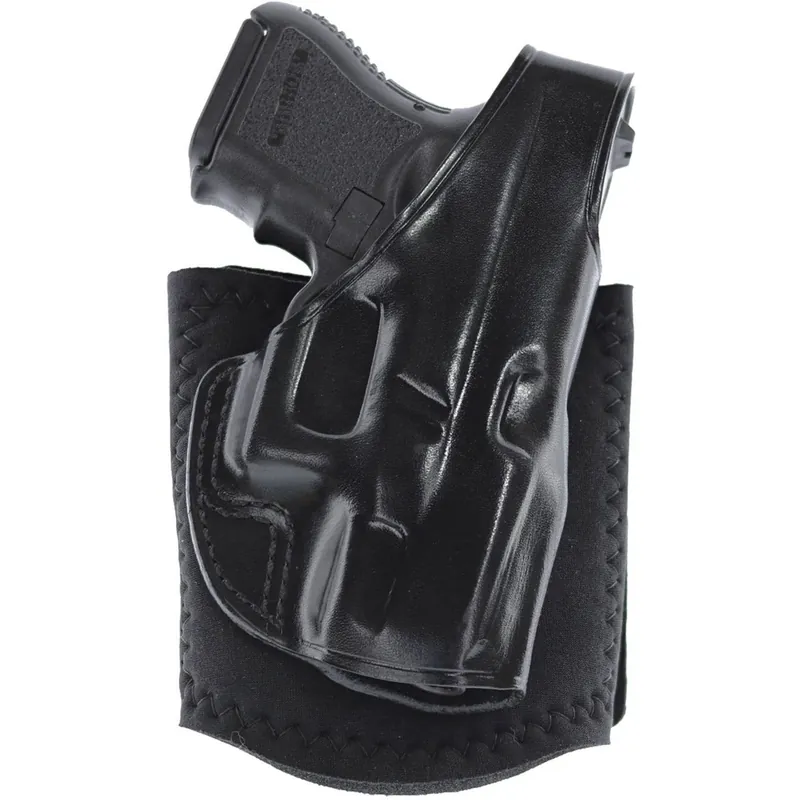 Galco Ankle Glove Black Leather Ankle Fits Glock 29/30