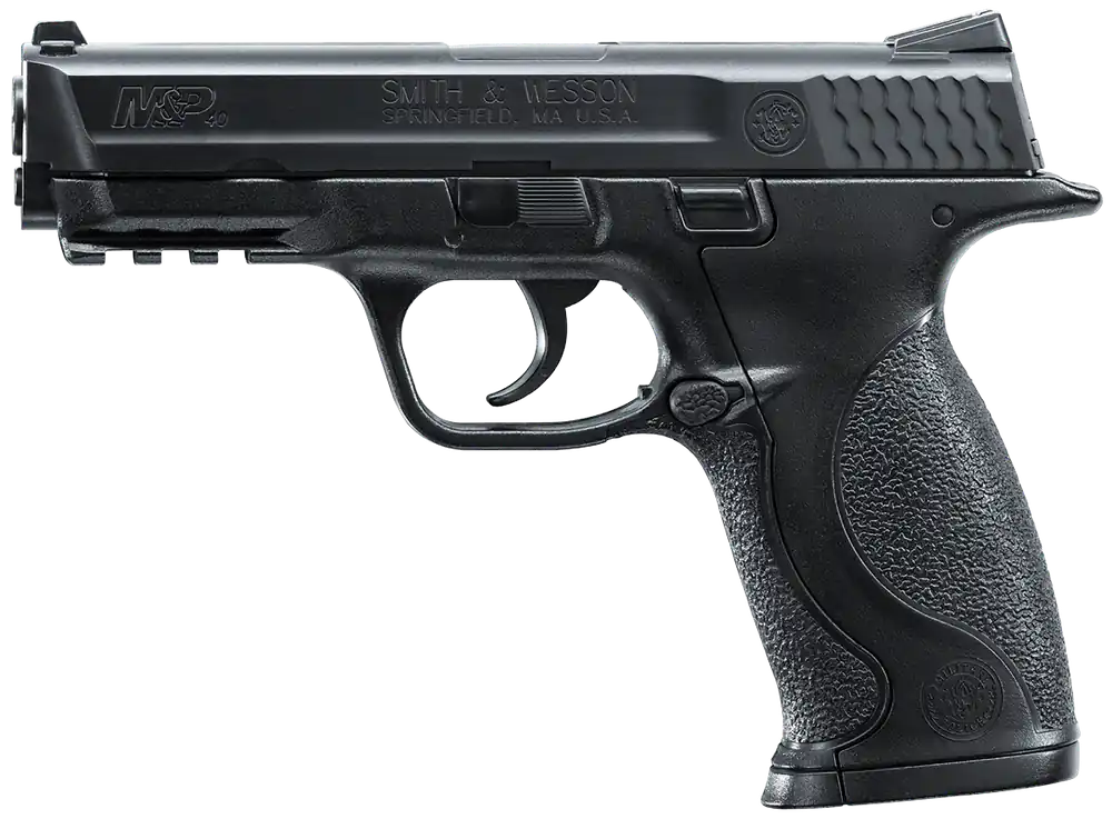 S&W Air Pistol 2255050 S&W M&P CO2 177 Pellet,177 BB 19rd Black Frame Black Polymer Grip
