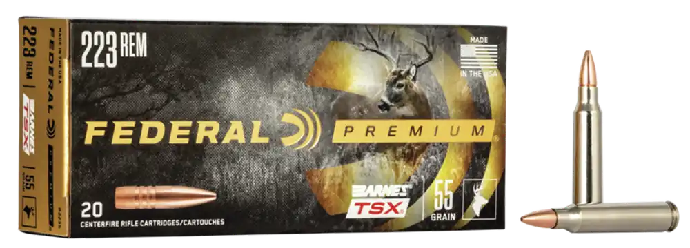 Federal Premium 223 Rem 55 gr Barnes Triple-Shock X 20 Bx