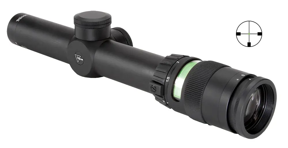 Trijicon AccuPoint Hardcoat Anodized 1-4x 24mm 30mm Tube German