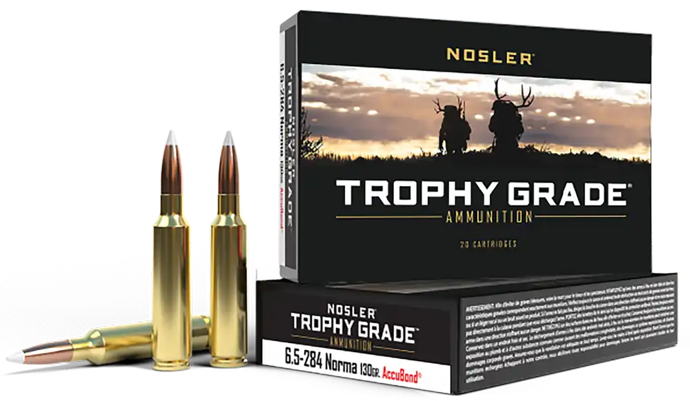 Nosler Trophy Grade 6.5x284 Norma 130gr AccuBond 20rd Box