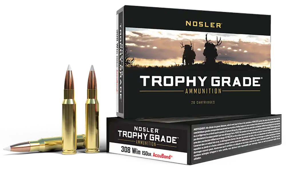 Nosler Trophy Grade 308 Win 150 gr AccuBond 20 Bx