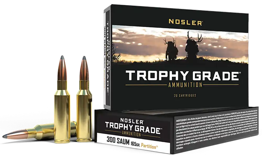 Nosler Trophy Grade 300 Rem SAUM 165 gr Partition (PT) 20 Bx