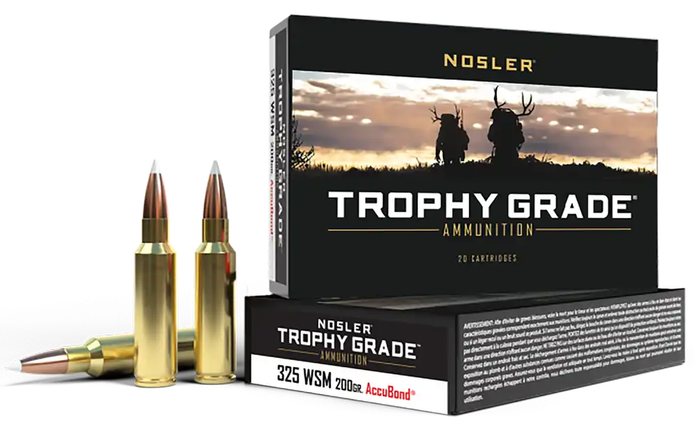 Nosler Trophy Grade 325 WSM 200 gr AccuBond 20 Bx