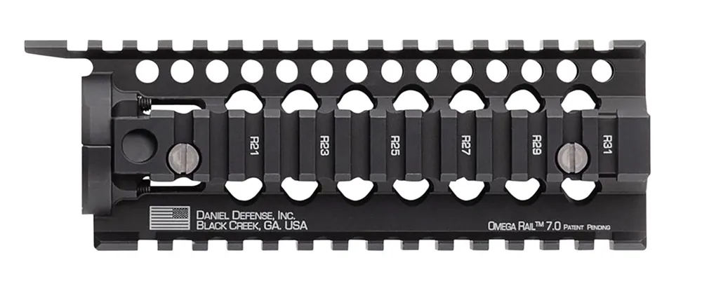 Daniel Defense Omega Rail 7" Carbine Length Style Made of Aluminum with Black Anodized Finish & Picatinny Rail for AR-15