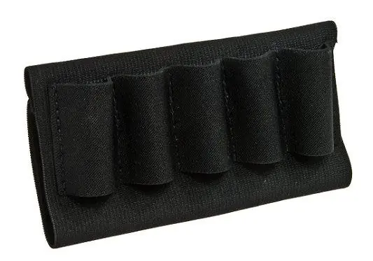 Blackhawk Buttstock Shell Holder 5 Rounds Black Nylon