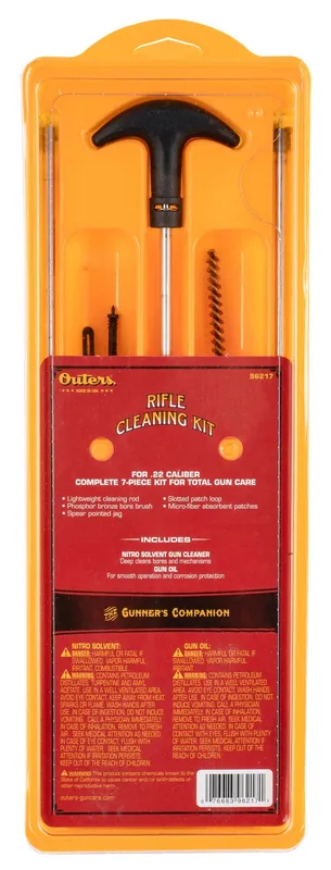 Outers Aluminum Rod Cleaning Kit 22 Cal