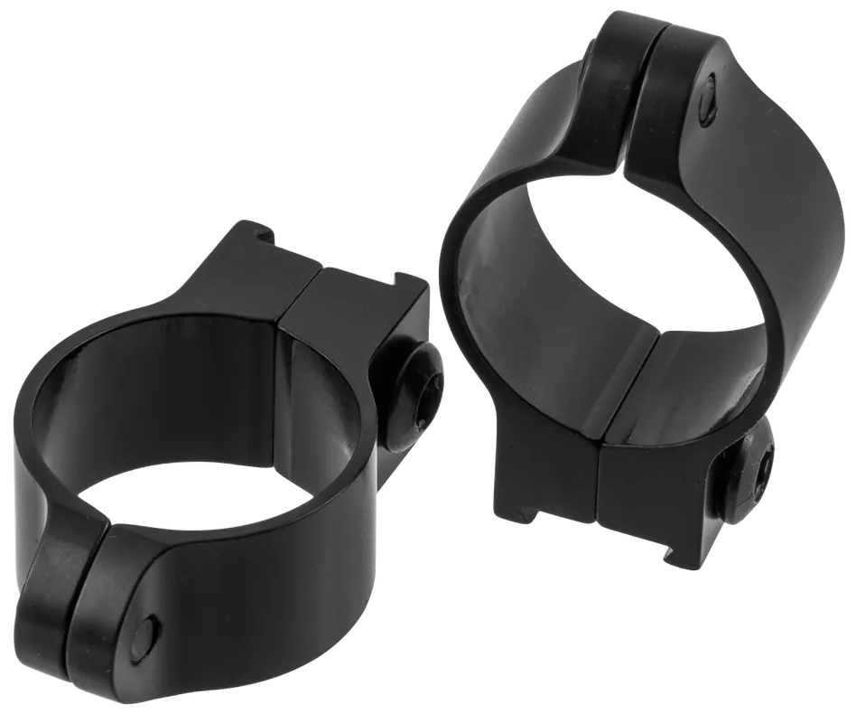Browning 12365 Scope Ring Set Vertically Split Browning T-Bolt/SA-22 Browning-Style 2-Piece Base Low 1" Tube Matte Black Aluminum