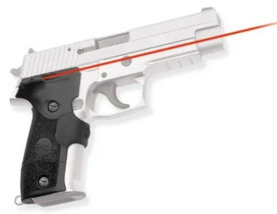 Crimson Trace Lasergrips 5mW Red Laser with Front Activation, 633nM Wavelength & 50 ft Range Black Finish for Sig P226