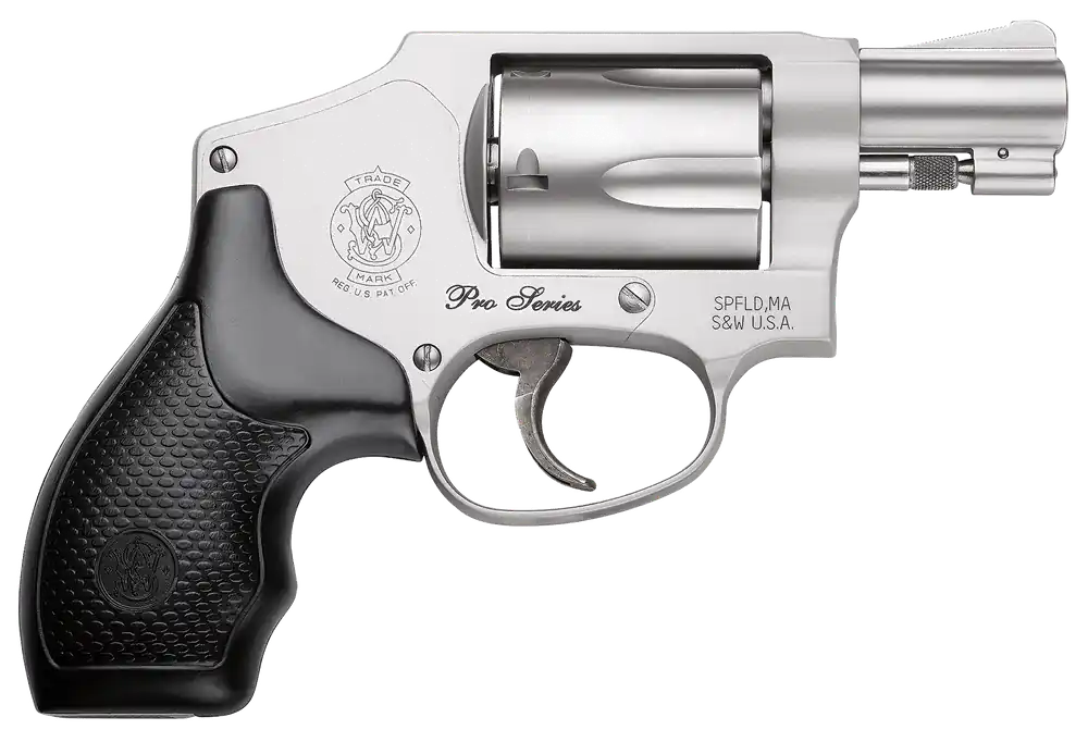 Smith & Wesson 178042 Performance Center Pro 642 38 S&W Spl +P 5rd 1.88" Stainless Matte Silver Aluminum Black Polymer Grip