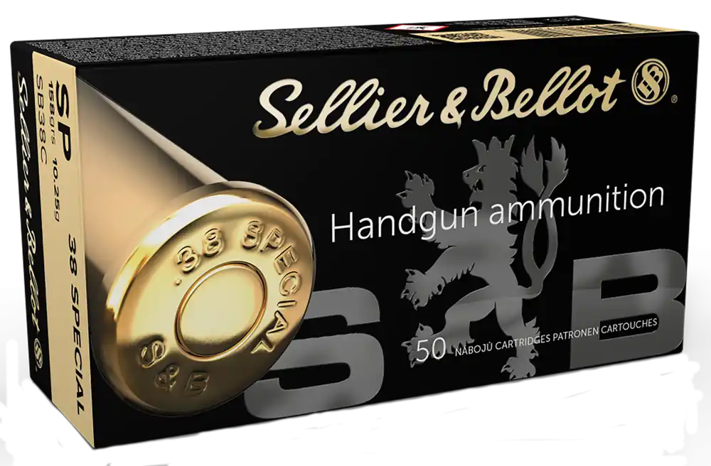 Sellier & Bellot Handgun 38 Special Ammo 158 gr Soft Point (SP) 50 Rounds SB38C