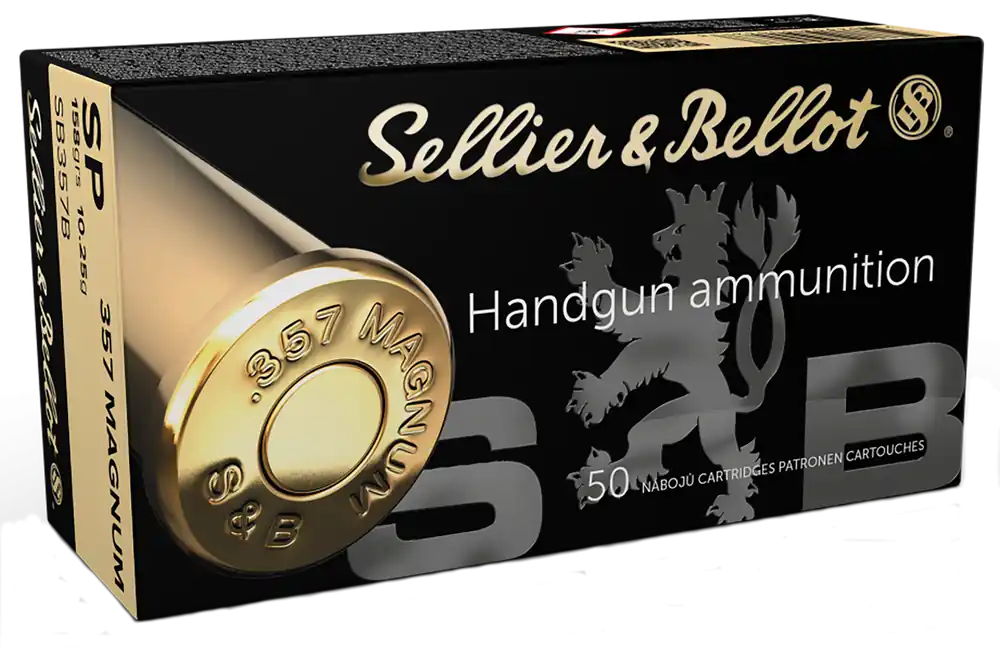 Sellier & Bellot Handgun 357 Mag 158 gr Soft Point (SP) 50 Bx/ 20 Cs
