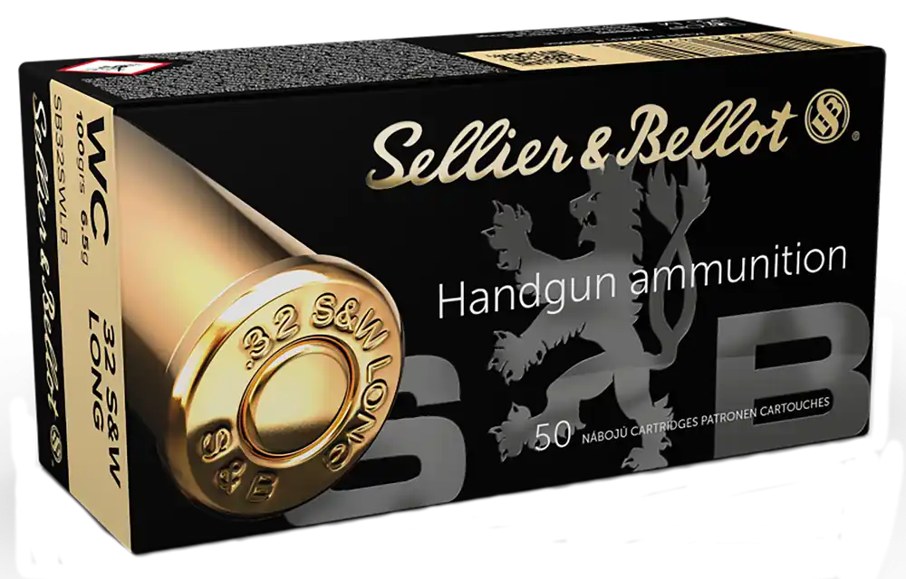 Sellier & Bellot Handgun 32 S&W Long 100 gr Wadcutter (WC) 50 Bx/ 20 Cs