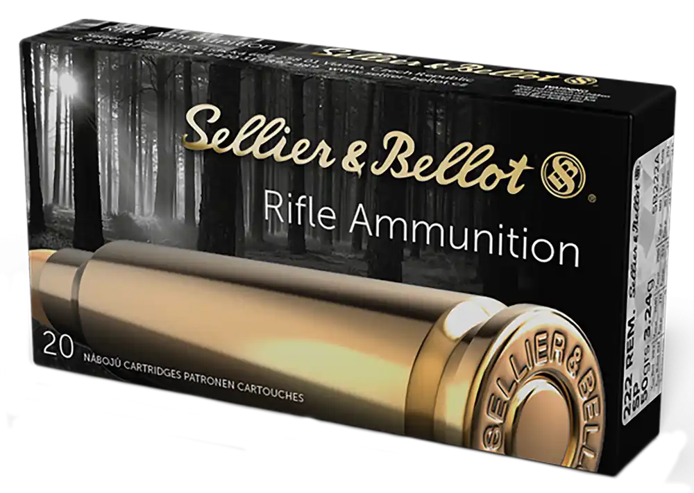 Sellier & Bellot Rifle 222 Rem 50 gr Soft Point (SP) 20 Bx