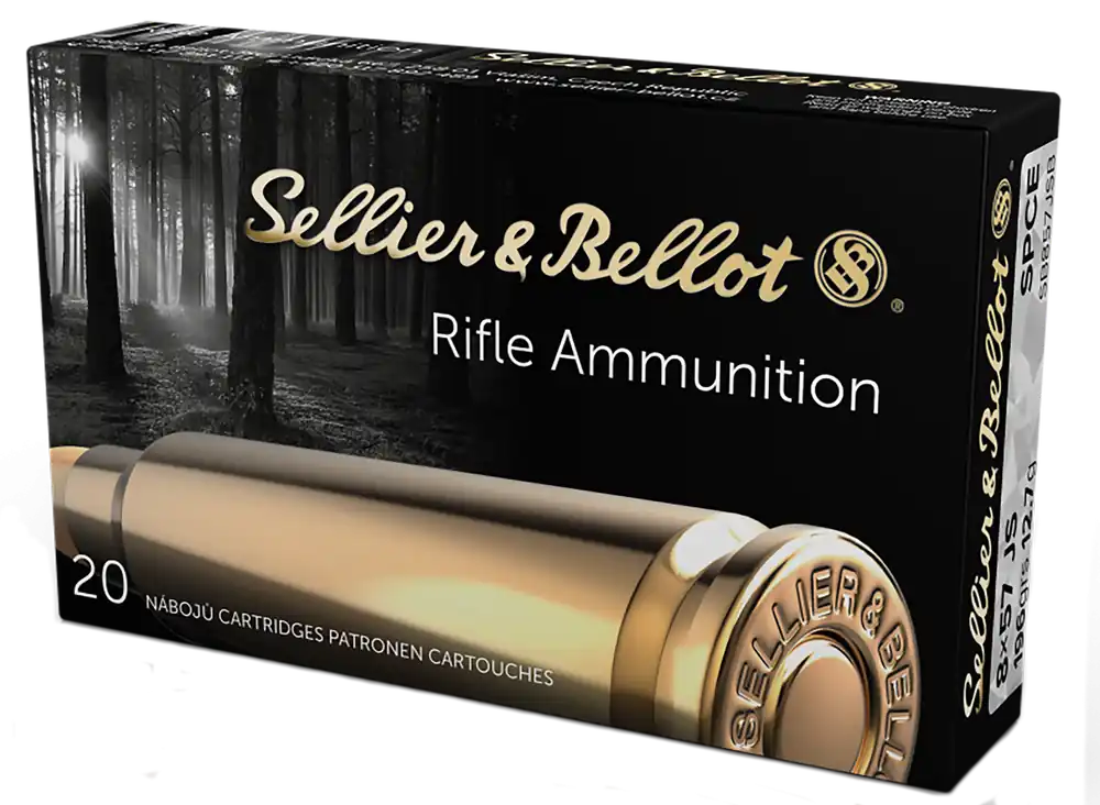 Sellier & Bellot Rifle 8x57mm JS 196 gr Soft Point Cut-Through Edge (SPCE) 20 Bx/ 20 Cs