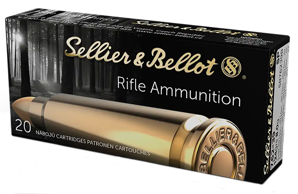 Sellier & Bellot Rifle 7.62x39mm 123 gr Soft Point (SP) 20 Bx