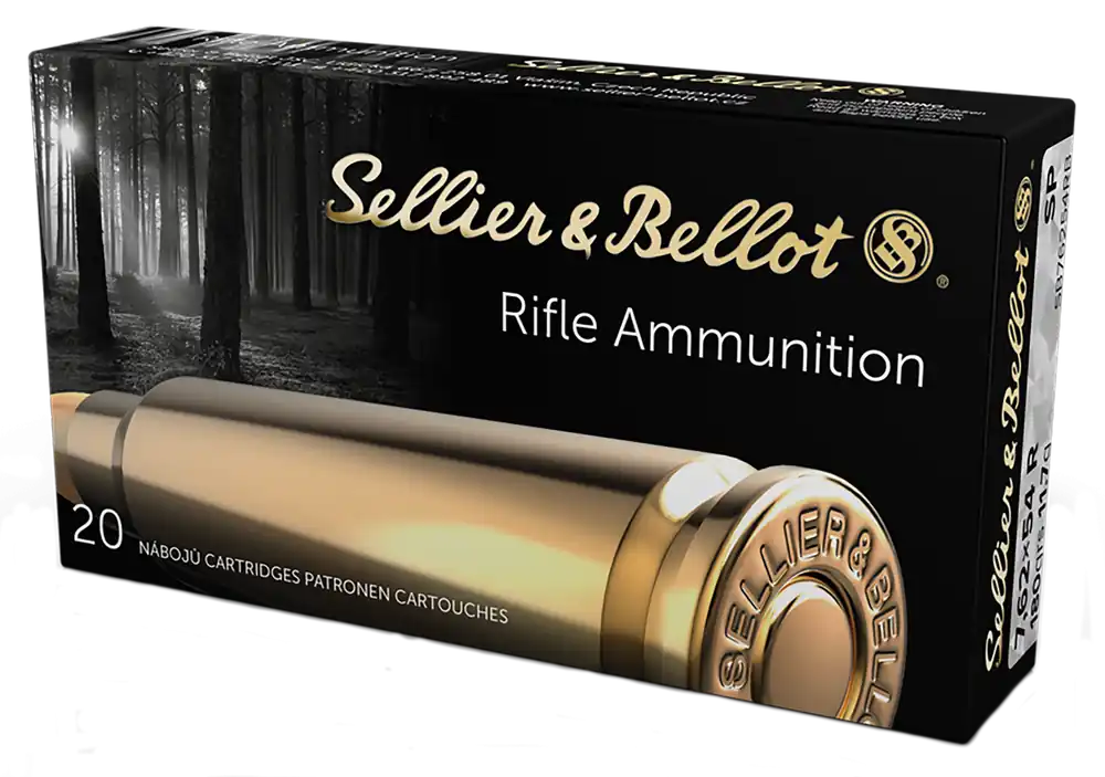 Sellier & Bellot Rifle 7.62x54mmR 180 gr Soft Point (SP) 20 Bx