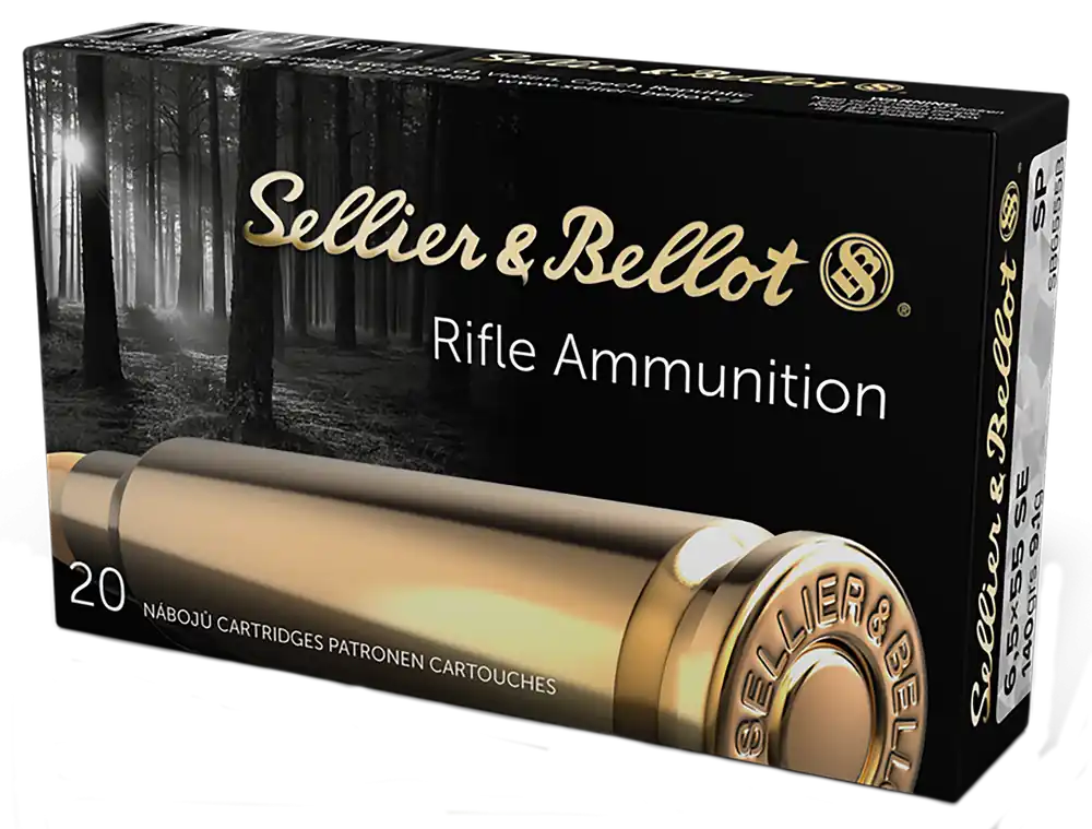 Sellier & Bellot Rifle 6.5x55 Swedish 140 gr Soft Point (SP) 20 Bx