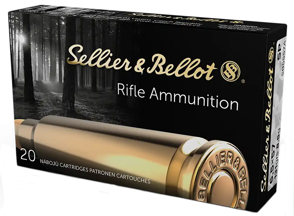 Sellier & Bellot Rifle 6.5x57mm 131 gr Soft Point (SP) 20 Bx