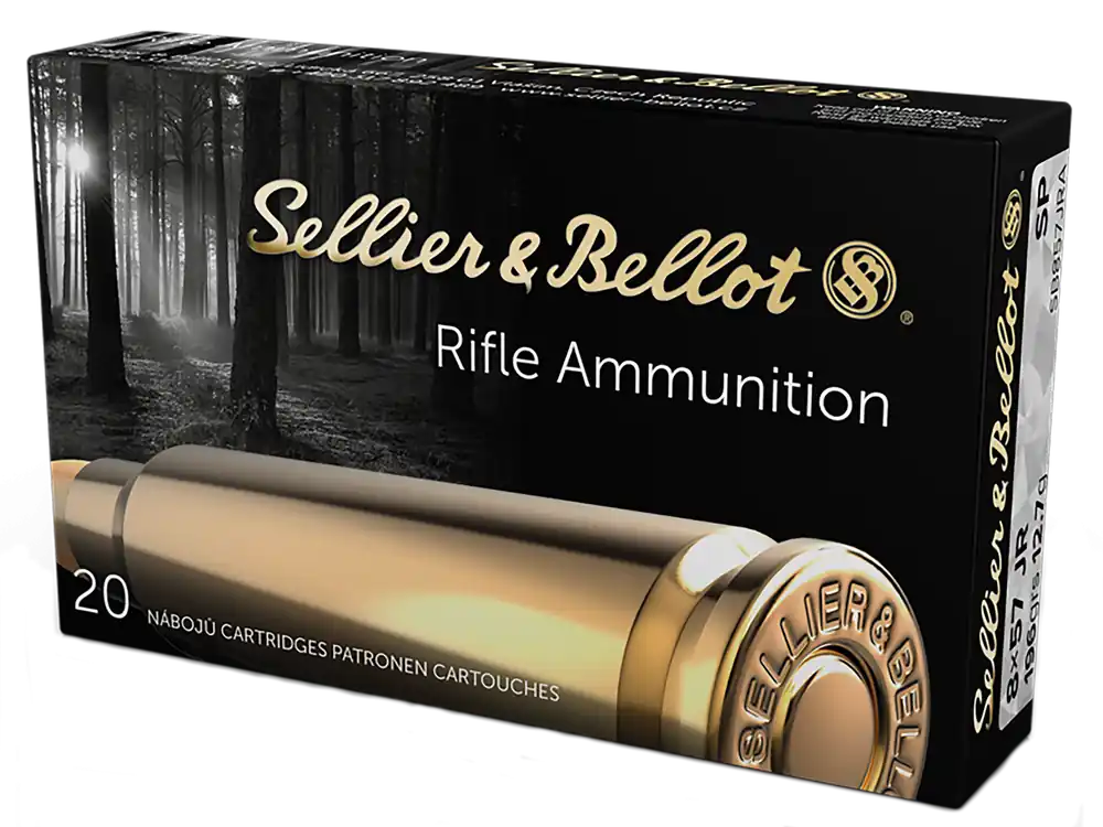 Sellier & Bellot Rifle 8x57mm JR 196 gr Soft Point (SP) 20 Bx/ 20 Cs
